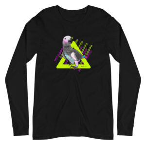 VETAHEAD African Grey Parrot Unisex Long Sleeve Tee
