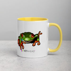 VETAHEAD Frog Mug with Color Inside